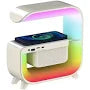 Lampa led cu ceas si incarcare wireless